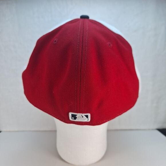 New Era 59Fifty Boston Red Sox MLB Authentic Fitted Hat Cap 8 Red White Blue - Picture 4 of 7